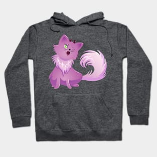 Pink Monster Cat For Halloween Hoodie